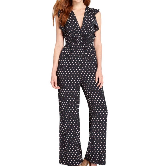 ModCloth fit-to-party wide leg jumpsuit size small - Picture 1 of 12